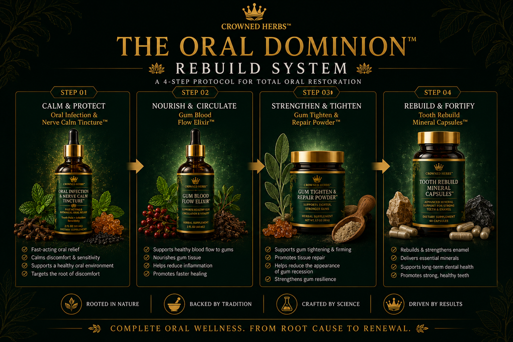 Deep Oral Nerve & Gum Support Tincture™ | Herbal Oral Nerve & Gum Wellness Formula