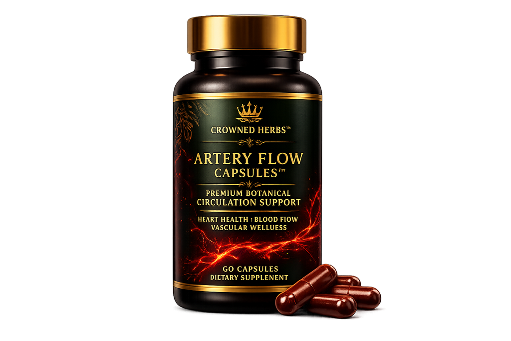 Artery Flow Capsules™ | Herbal Blood Flow, Vascular Cleanse & Circulation Support
