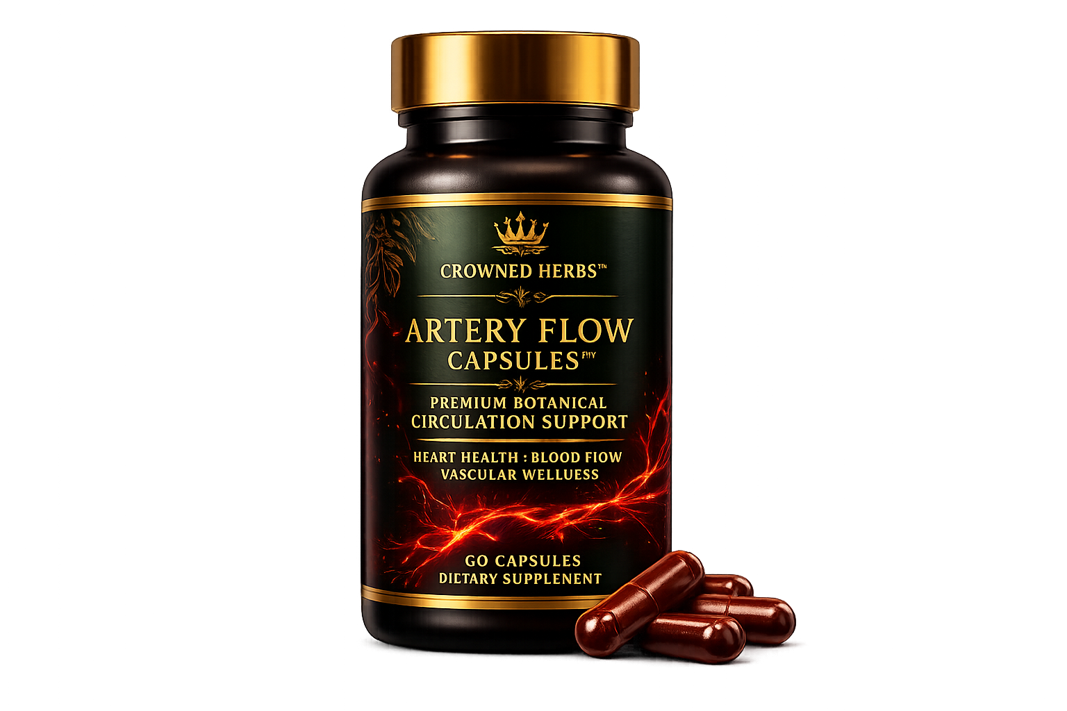 Artery Flow Capsules™ | Herbal Blood Flow, Vascular Cleanse & Circulation Support