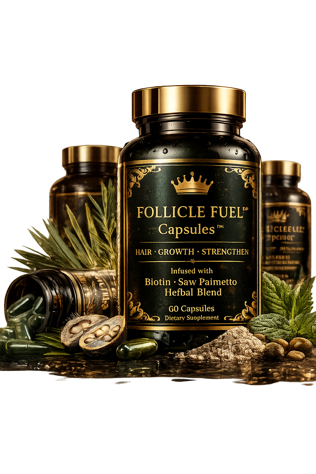 Follicle Fuel Capsules™ | Herbal Hair Growth & Follicle Nourishment Supplement