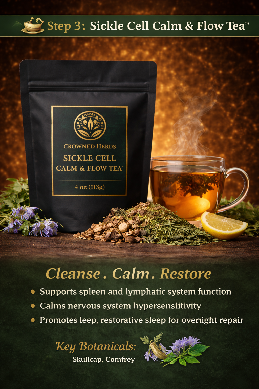 Circulation & Calm Tea™ | Herbal Tea for Nervous Tension, Poor Circulation & Sleep Support