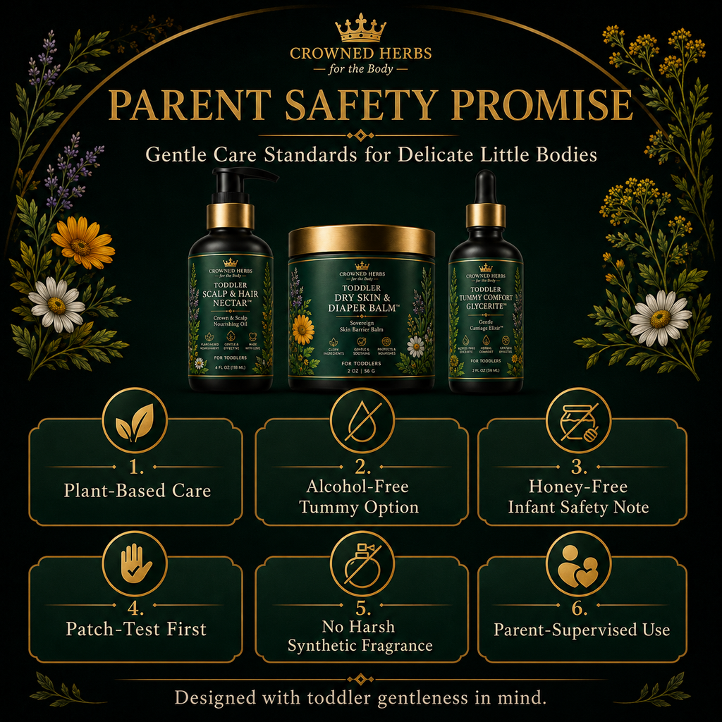 Toddler Tummy Comfort Glycerite™ | Gentle Carriage Elixir™ Alcohol-Free Herbal Digestive Support