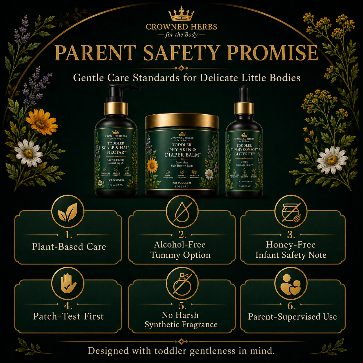 Toddler Tummy Comfort Glycerite™ | Gentle Carriage Elixir™ Alcohol-Free Herbal Digestive Support