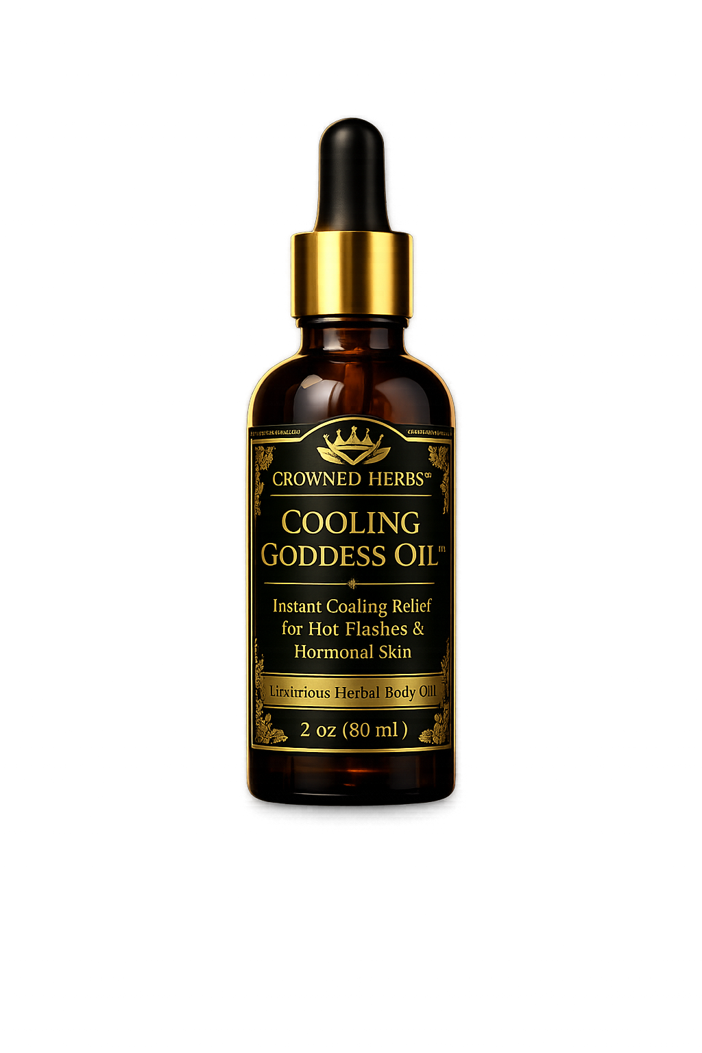 Hot Flash Cooling Relief Oil™ | Herbal Cooling Oil for Hot Flashes, Night Sweats & Menopause Relief
