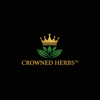 Crowned Herbs Black Background Logo