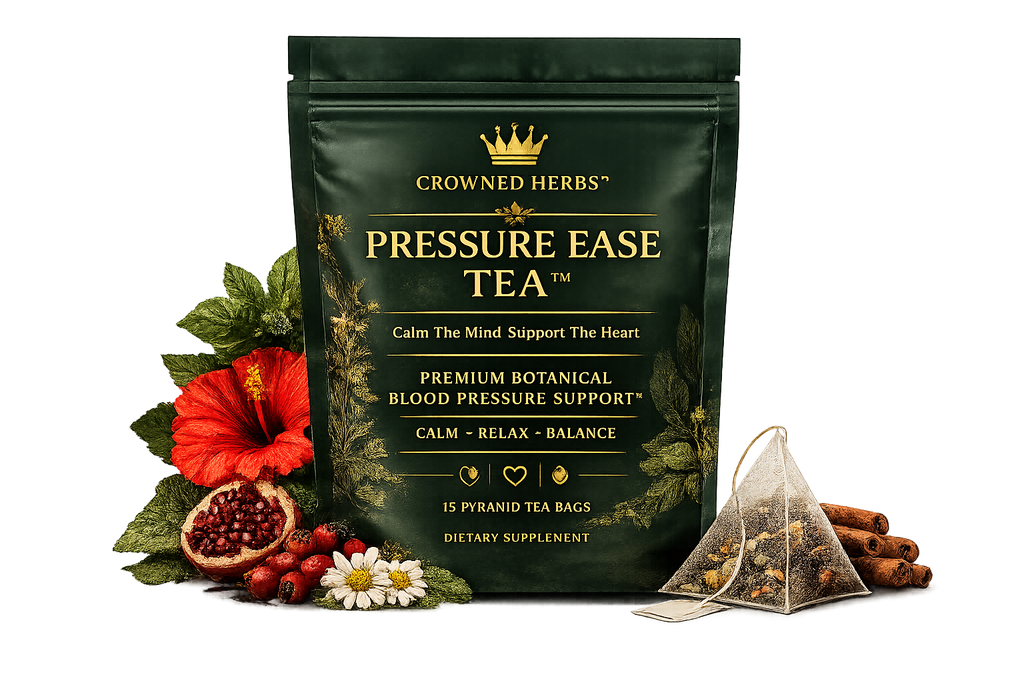 Pressure Ease Tea™ | Herbal Blood Pressure, Stress Relief & Vascular Wellness Tea