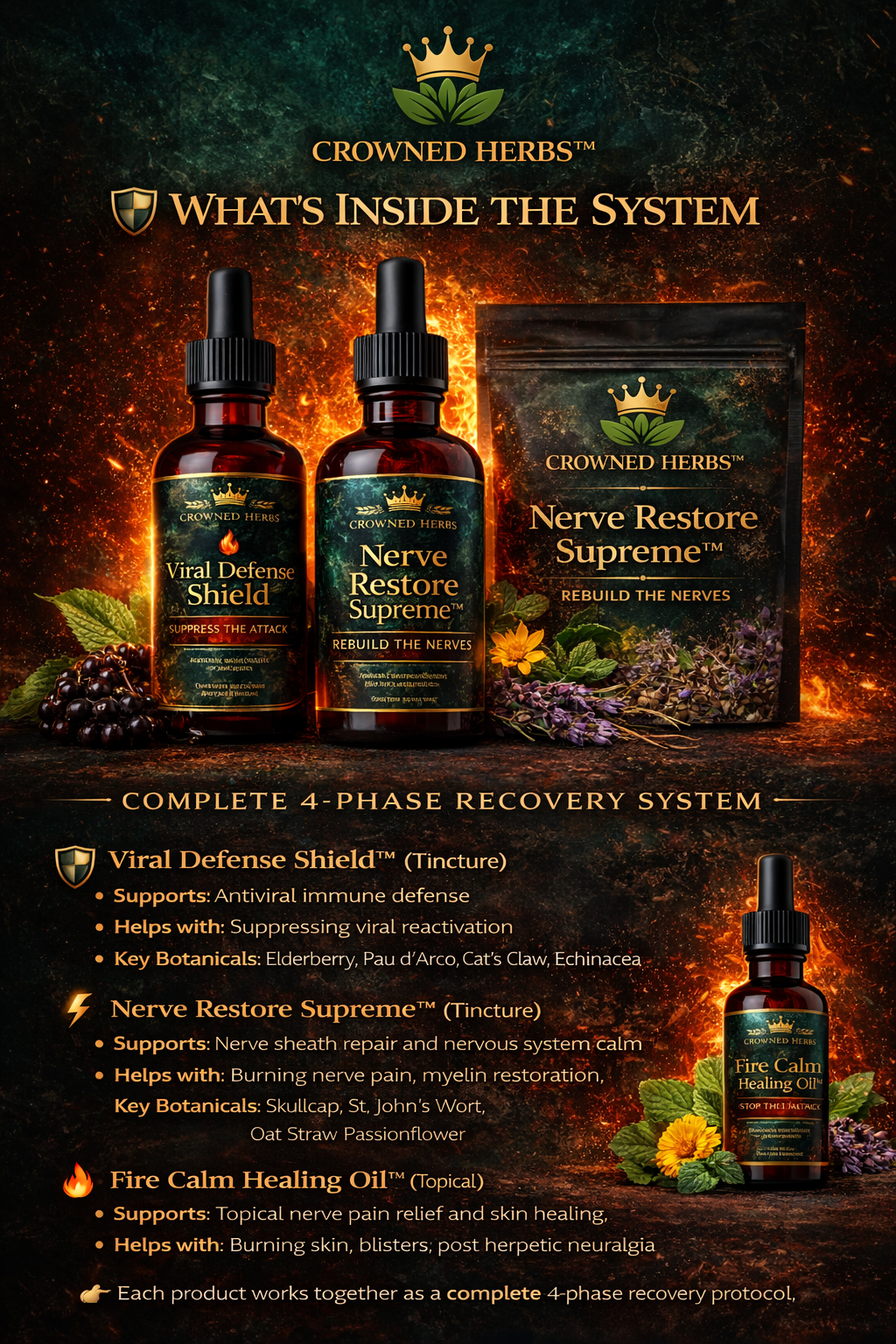 Nerve Fire Recovery System™ (Complete Shingles & Nerve Pain Protocol)